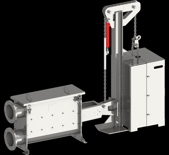 Staand spanstation met gewichtsspanning-Image