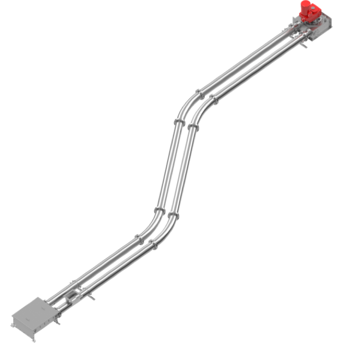 Tubular drag chain conveyors-Image
